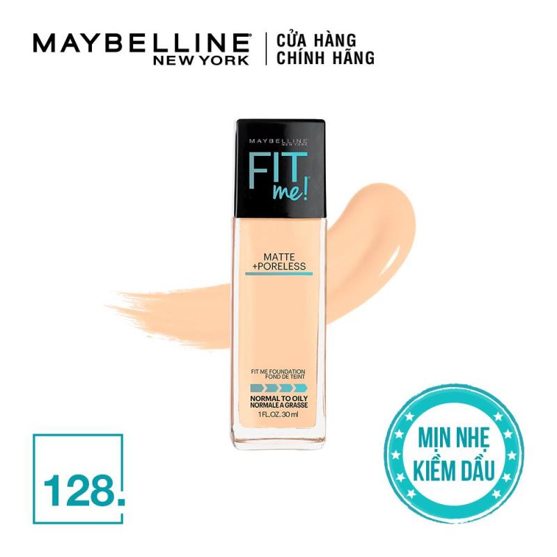 Kem Nền Mịn Nhẹ Kiềm Dầu Fit Me Maybelline New York Matte Poreless Foundation 30ml