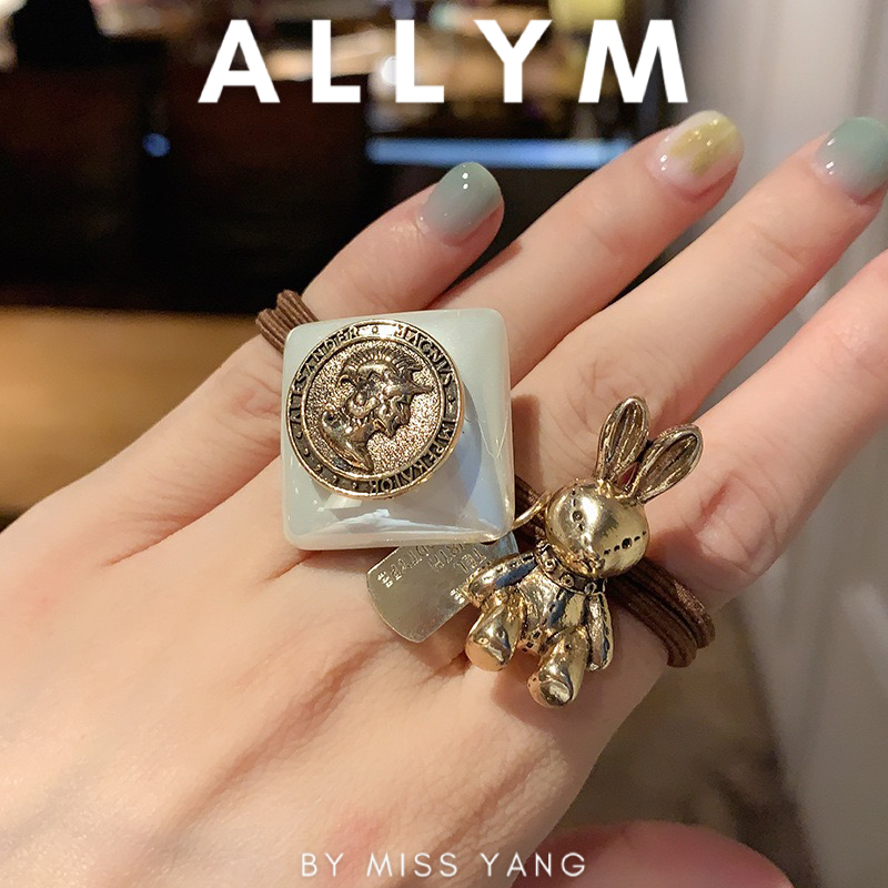 Dây buộc tóc, cột tóc chun hình gấu phong cách Hàn Quốc ALLYM.Accessories