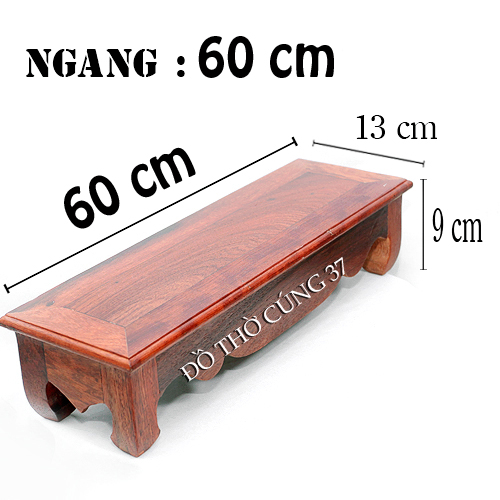 [ NGANG  45 cm , 50 cm , 55 cm , 60 cm ] Đế gỗ hương kê khung ảnh thờ