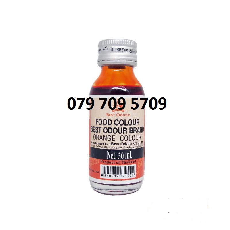 Màu Thực Phẩm Best Odour Chai 30ml - Màu Cam