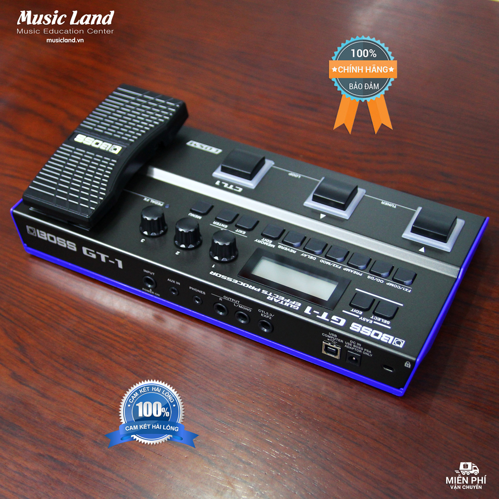 Phơ Đàn Guitar Điện Boss GT-1 - Chính Hãng