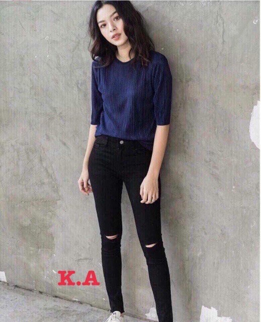 Quần Kaki Skinny Nữ Co Giãn B3