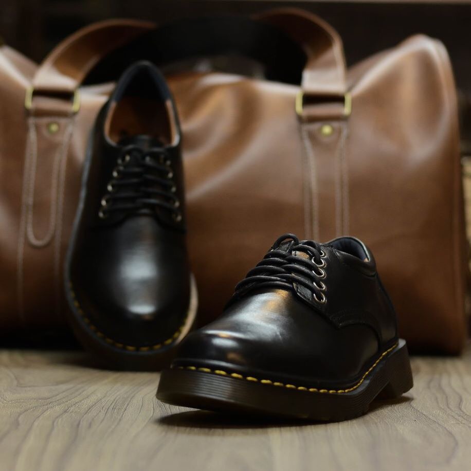 Giày Da Dr Martens Da Bò Đế Kếp