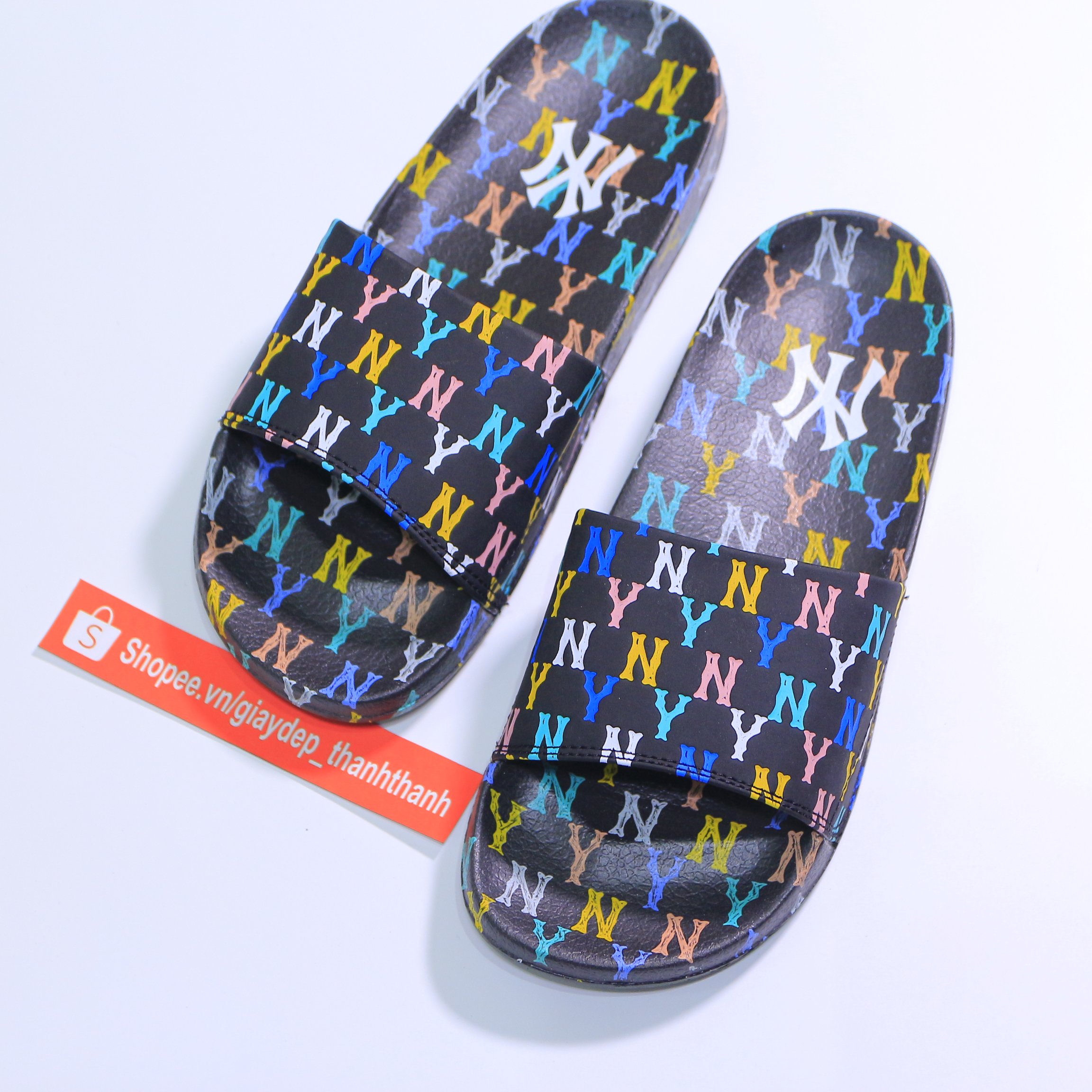 Dép Nữ Quai Ngang NY-Monogram Multicolor Giá Tốt