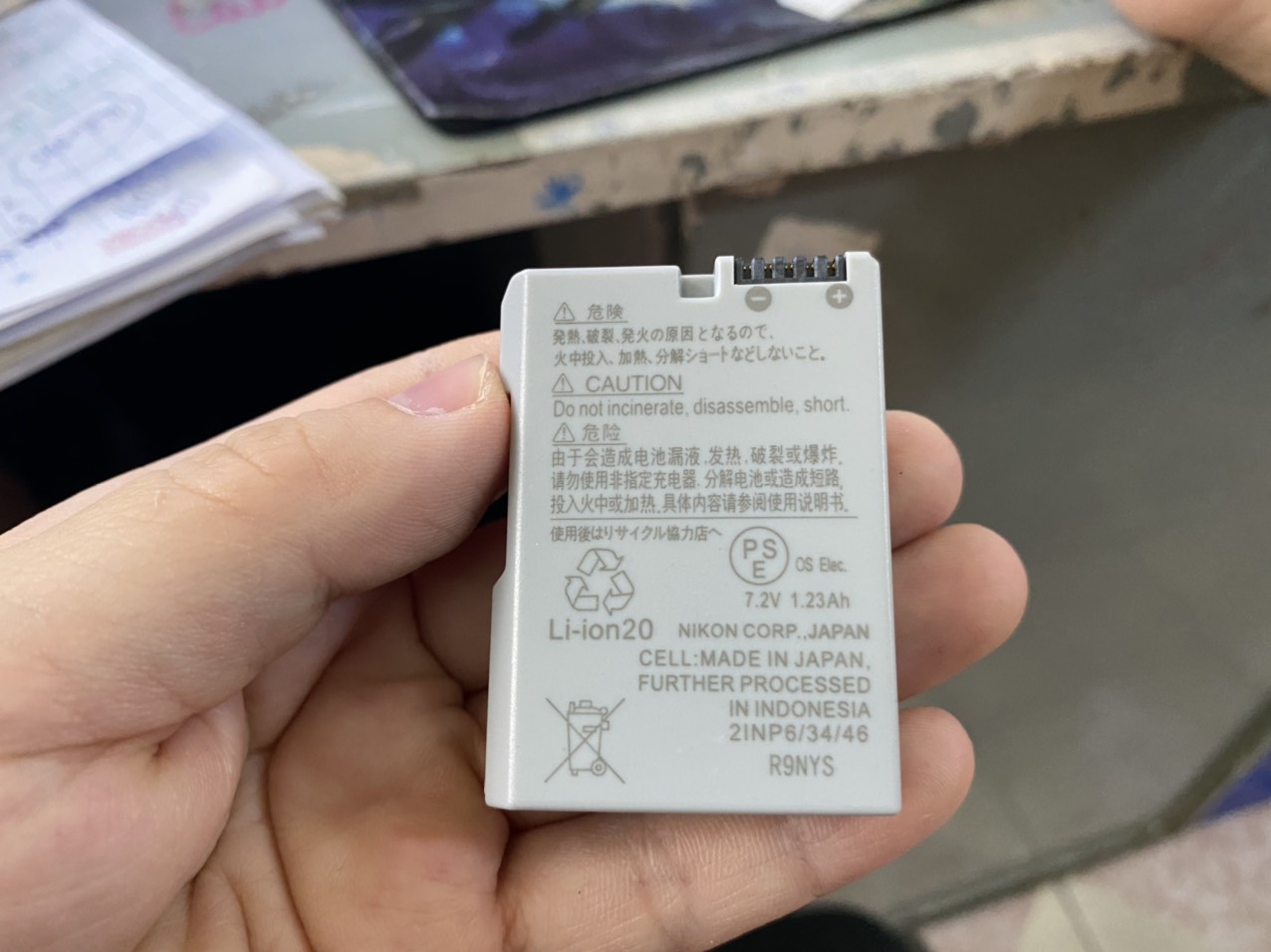 Pin thay thế pin máy ảnh EN-EL14A