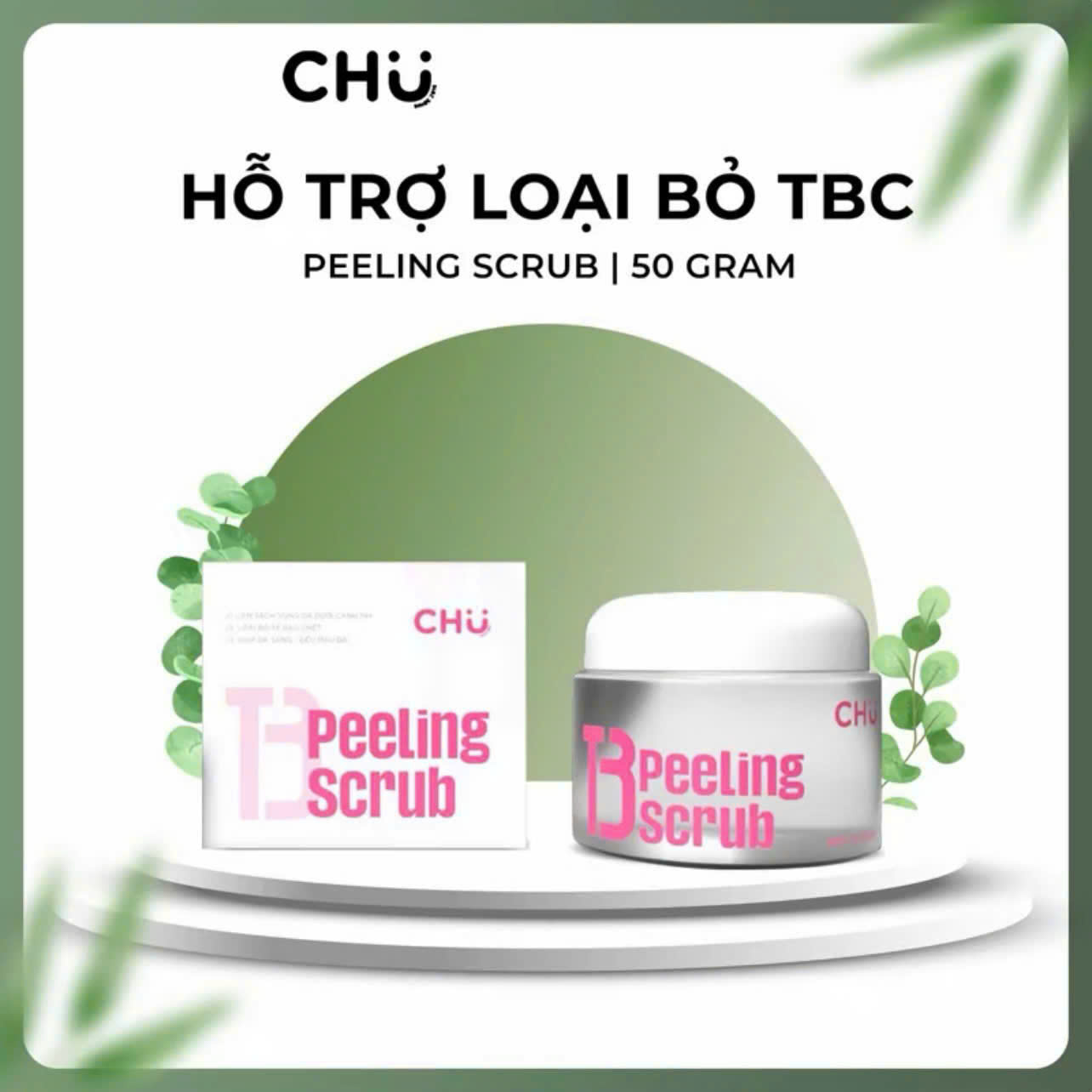 Combo Tonetrust kem nách 30g giảm thâm dưỡng trắng và tẩy tế bào chết 40g DC176
