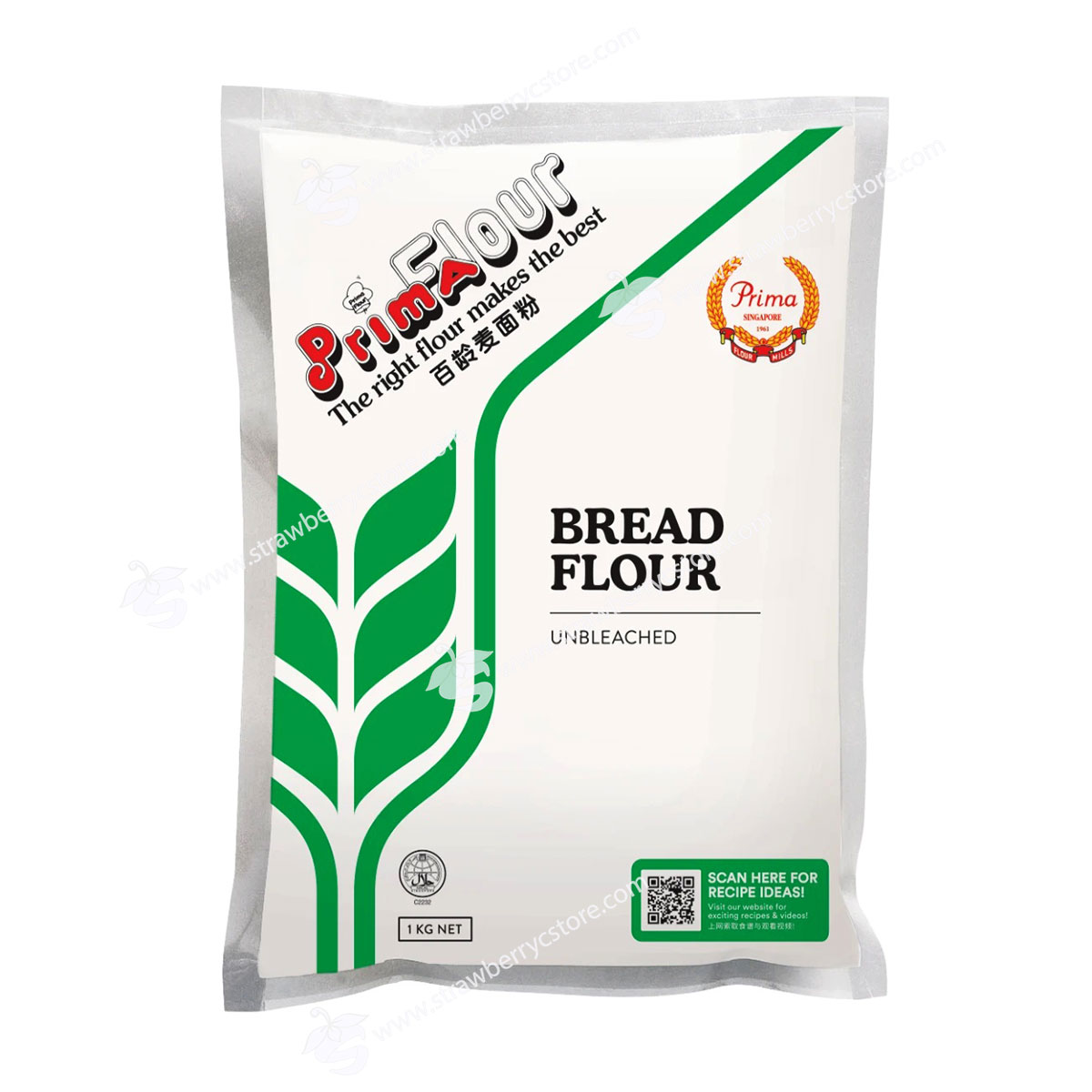 Bột Bánh MìKhông Tẩy Trắng Prima Unbleached Bread Flour