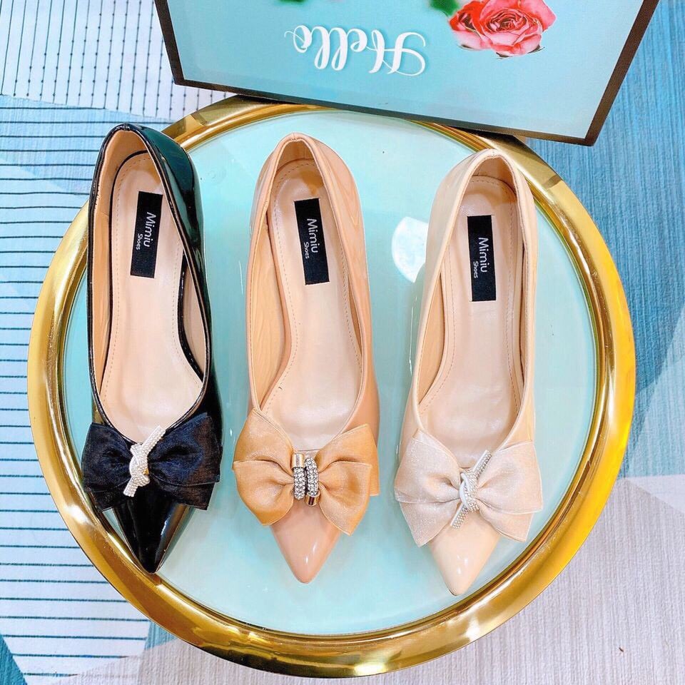 Giày búp bê mũi nhọn 5cm