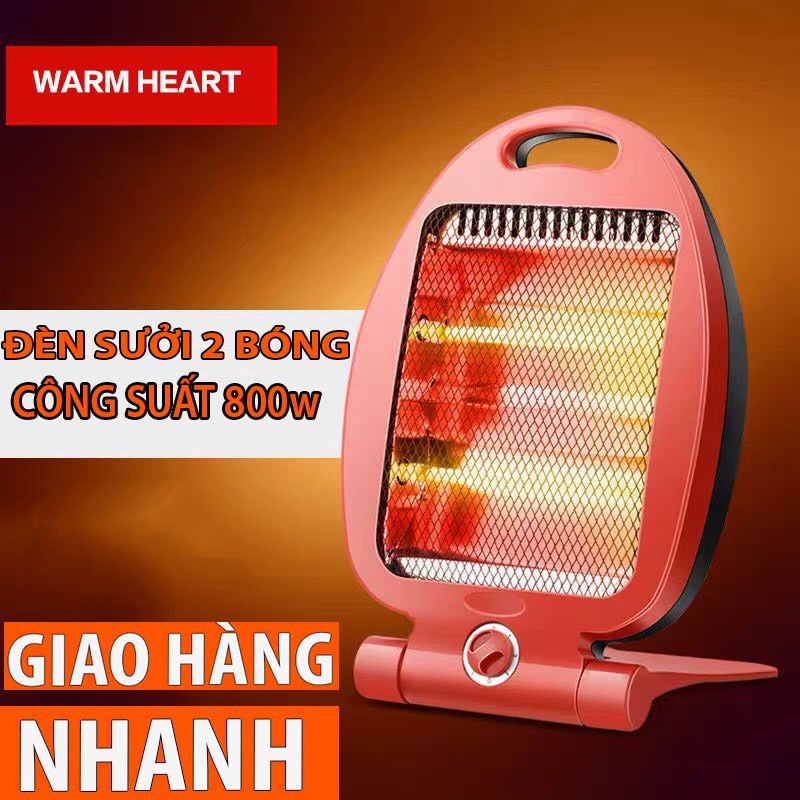 Quạt sưởi NOVA 2 bóng 800W-hàng loại 1