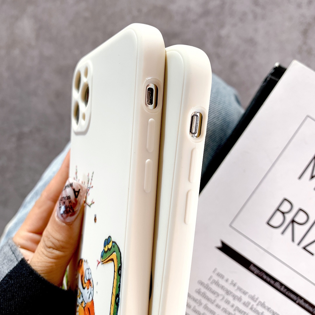 Ốp Lưng Silicon Màu Bảo Vệ Camera Tiger