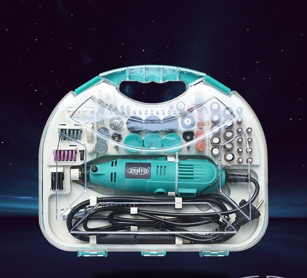 Bộ Máy Khoan Mài khuôn Khắc mini Đa Năng 6 tốc độ - [Hộp bảo quản chống va đập] (Đánh bóng , Cắt , khắc , gia công , chế tác, chơi kiểng bonsai)