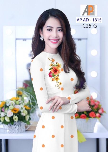 Vati áo dài chấm bi
