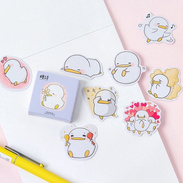 Hộp 45 Sticker dán Vịt Con