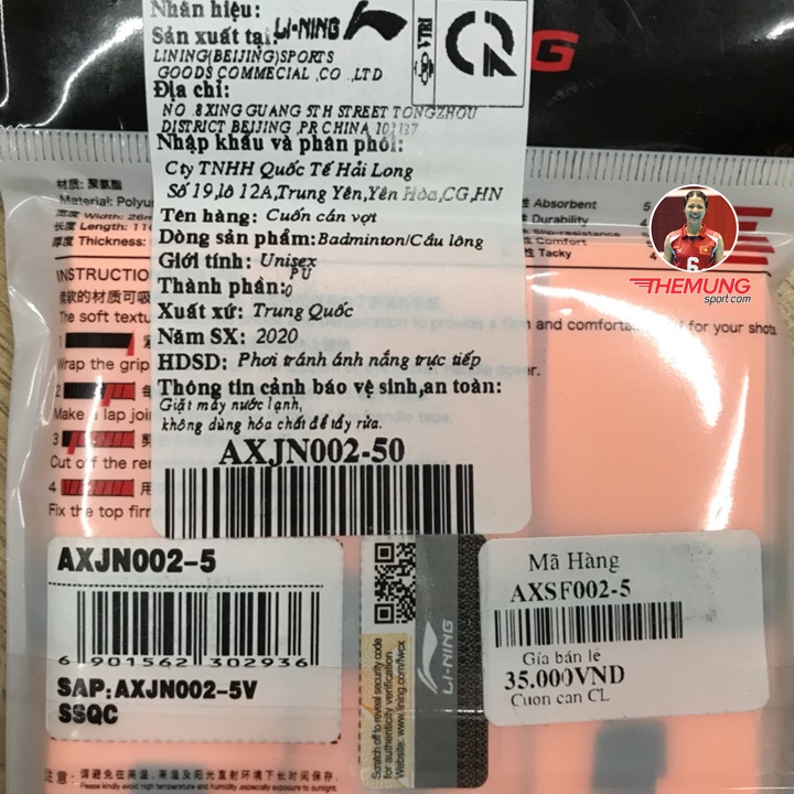 CUỐN CÁN VỢT CẦU LÔNG LI-NING GP303