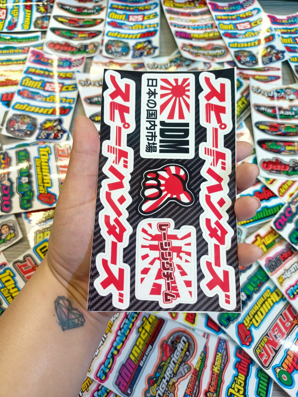 TEM SET STICKER JDM DÁN TRANG TRÍ XE