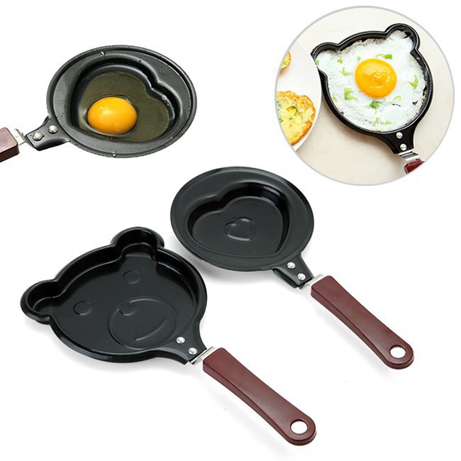 [HCM]CHẢO CHỐNG DÍNH CHIÊN TRỨNG LÀM BÁNH TẠO HÌNH NGỘ NGHĨNH ĐÁNG YÊU MẶT CƯỜI  HÌNH THÚ  TRÁI TIM  NGÔI SAO THIẾT KẾ NHỎ GỌN