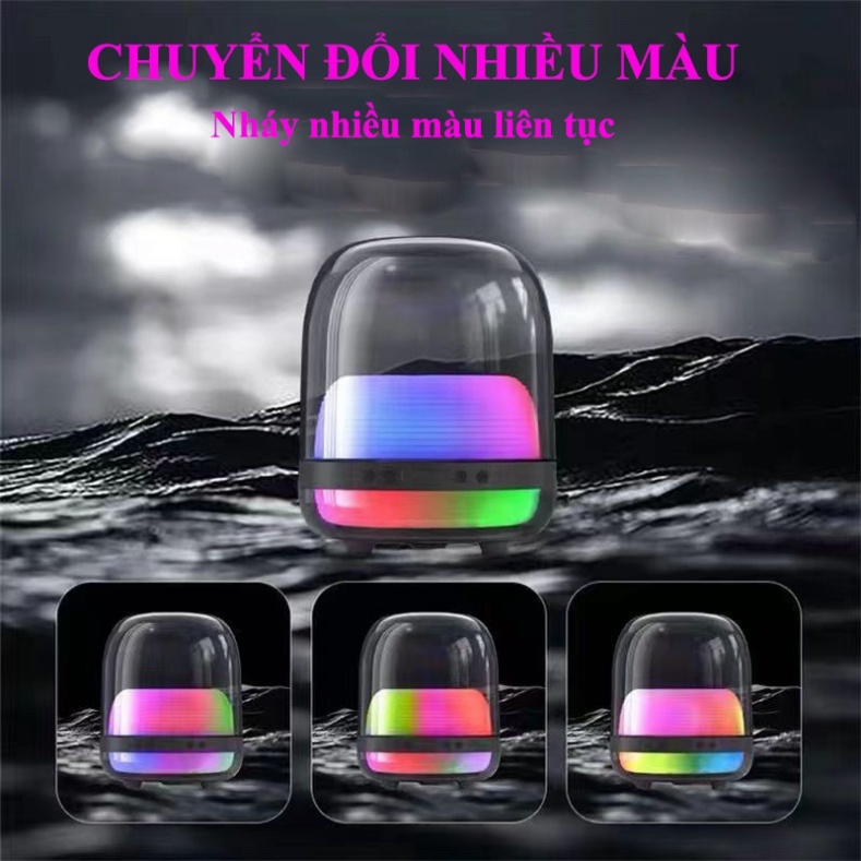Loa bluetooth đèn LED L30 Loa Bluetooth L30, Loa Bluetooth Mini Có Đèn LED Loa Bluetooth Đèn Led L30 Âm Bass Siêu Ấm