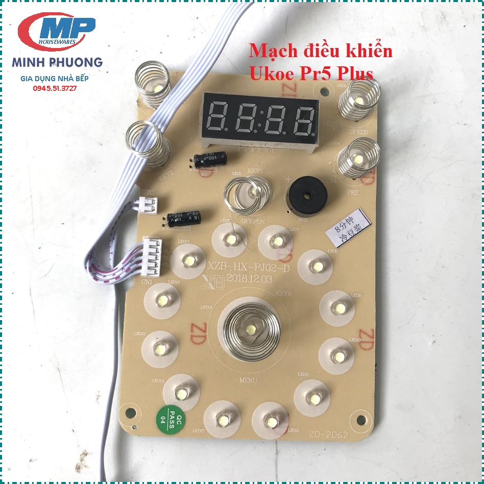 Phụ kiện Mạch điện Máy làm sữa hạt UKOEO PR5 PLUS (Bo main của máy)