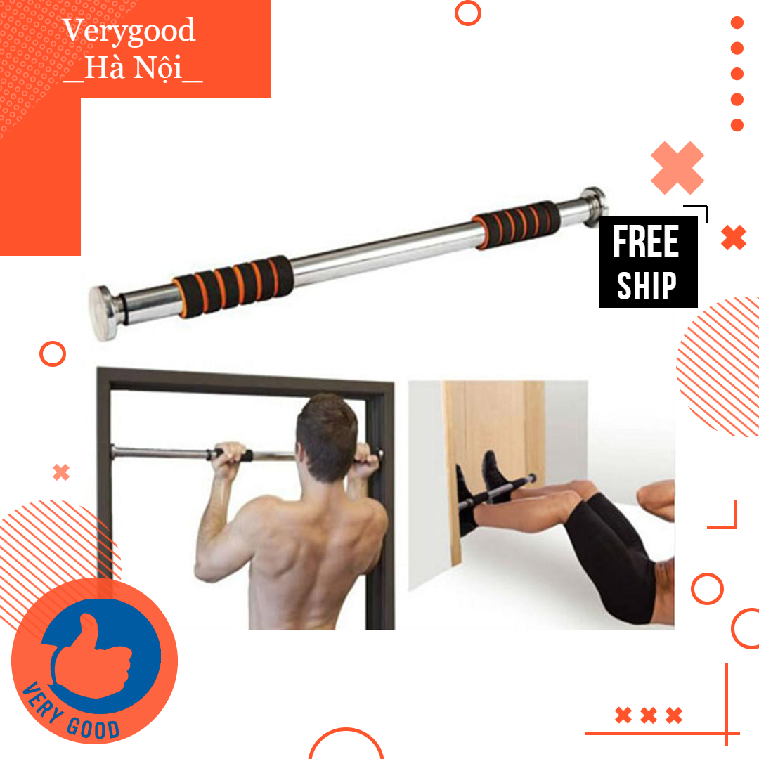 Xà đơn treo tường gắn cửa tập cơ bụng tay không cần bắt vít độ dài tùy chỉnh 60-100cm 80-130cm 100-150cm dụng cụ tập gym thể dục thể hình tại nhà