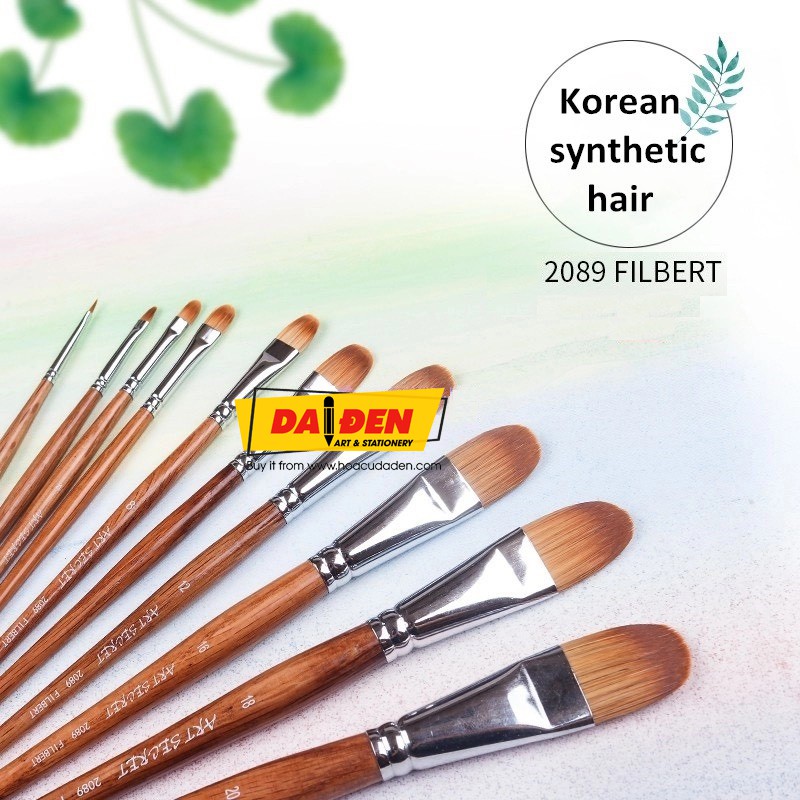 [HCM]Cọ Vẽ Đầu Oval Art Secret 2089 Filbert