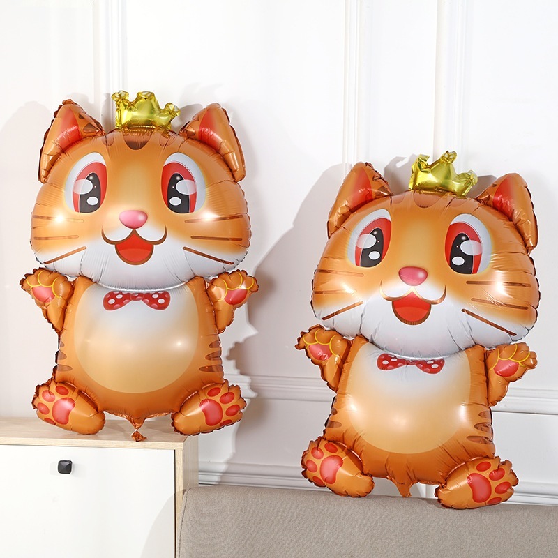 Set bóng trang trí hình mèo hello kitty