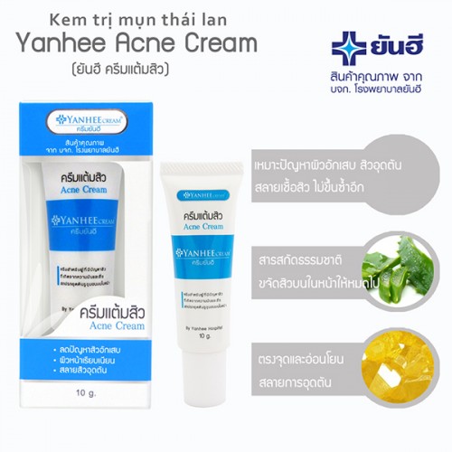 Kem thoa mụn yanhee acne cream thái lan 10g