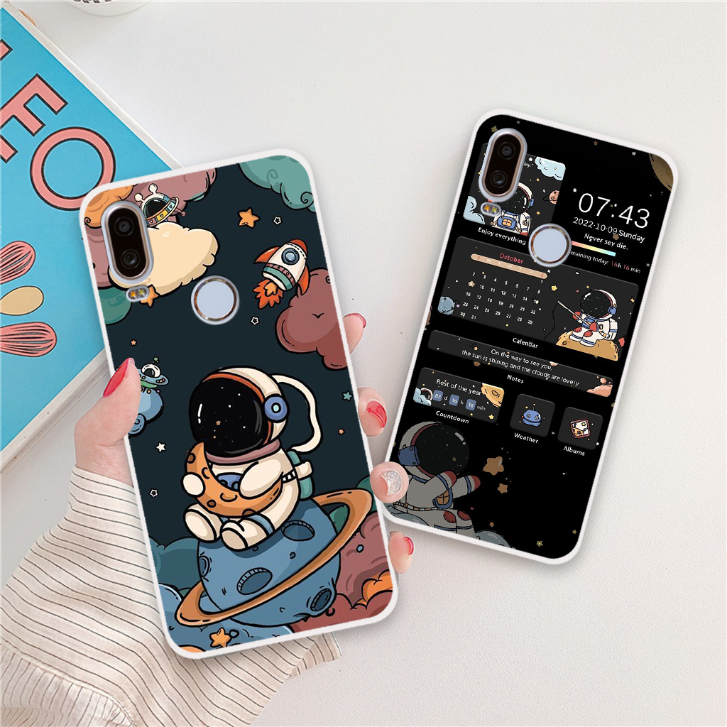 Ốp lưng Vsmart Active 1 / Active 1 Plus / Active 1+ hình vũ trụ, phi hành gia astronaut độc đáo