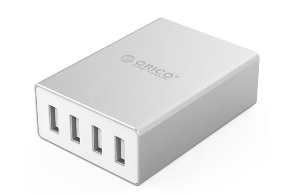[HCM]Sạc Điện Thoại USB 4 Cổng 2.4A ORICO CSE-4U-WH