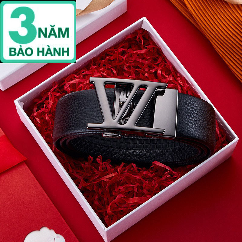 Thắt Lưng Dây Nịt Nam Da Bò Nguyên Miếng Thật 100% Khóa Tự Động (Bảo Hành 3 Năm) - Đồ da Kingshop
