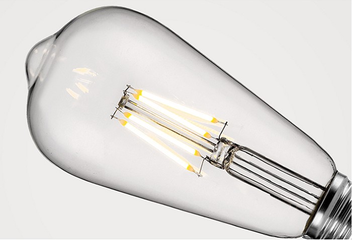Bóng đèn Led Edison ST64 6W đui E27.