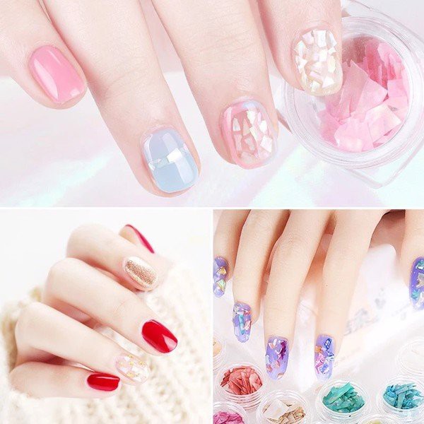 Xà Cừ Miếng Mỏng Trang Trí Móng Siêu Đẹp