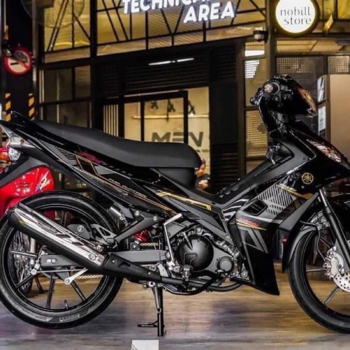 Tem rời xe exciter 2006-2010 ex men xám vàng đen tặng tem dán xi nhan