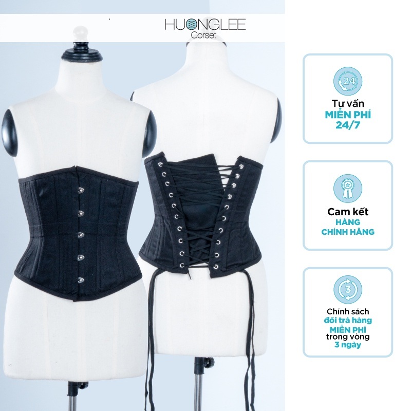 Gen Nịt Bụng  Corset Chuẩn 25 Khung Xương
