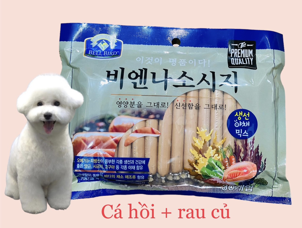 500gr xúc xích cho chó mèo nhập khẩu Hàn quốc