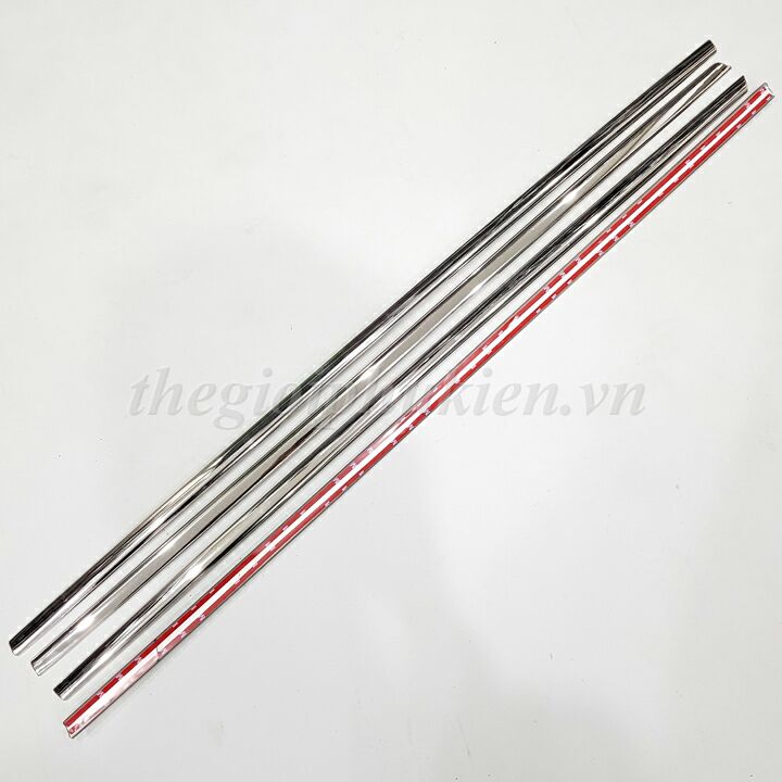Nẹp chân kính INOX KIA Morning 2012-2019