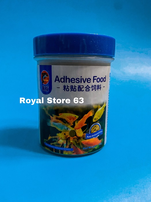 Thức ăn viên dán kính cho cá cảnh Porpoise 50gram 100 viên