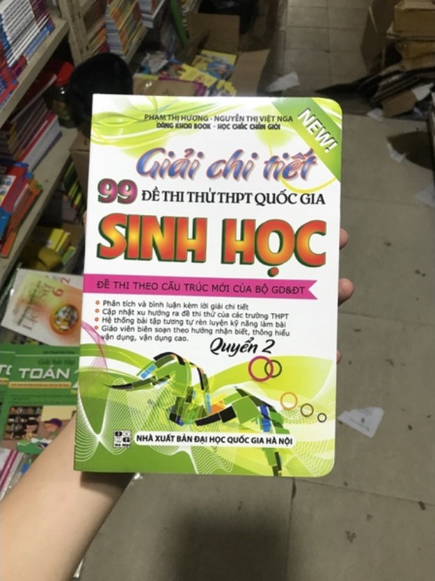 Sách - giải chi tiết 99 đề thi thử thptqg sinh học quyển 2