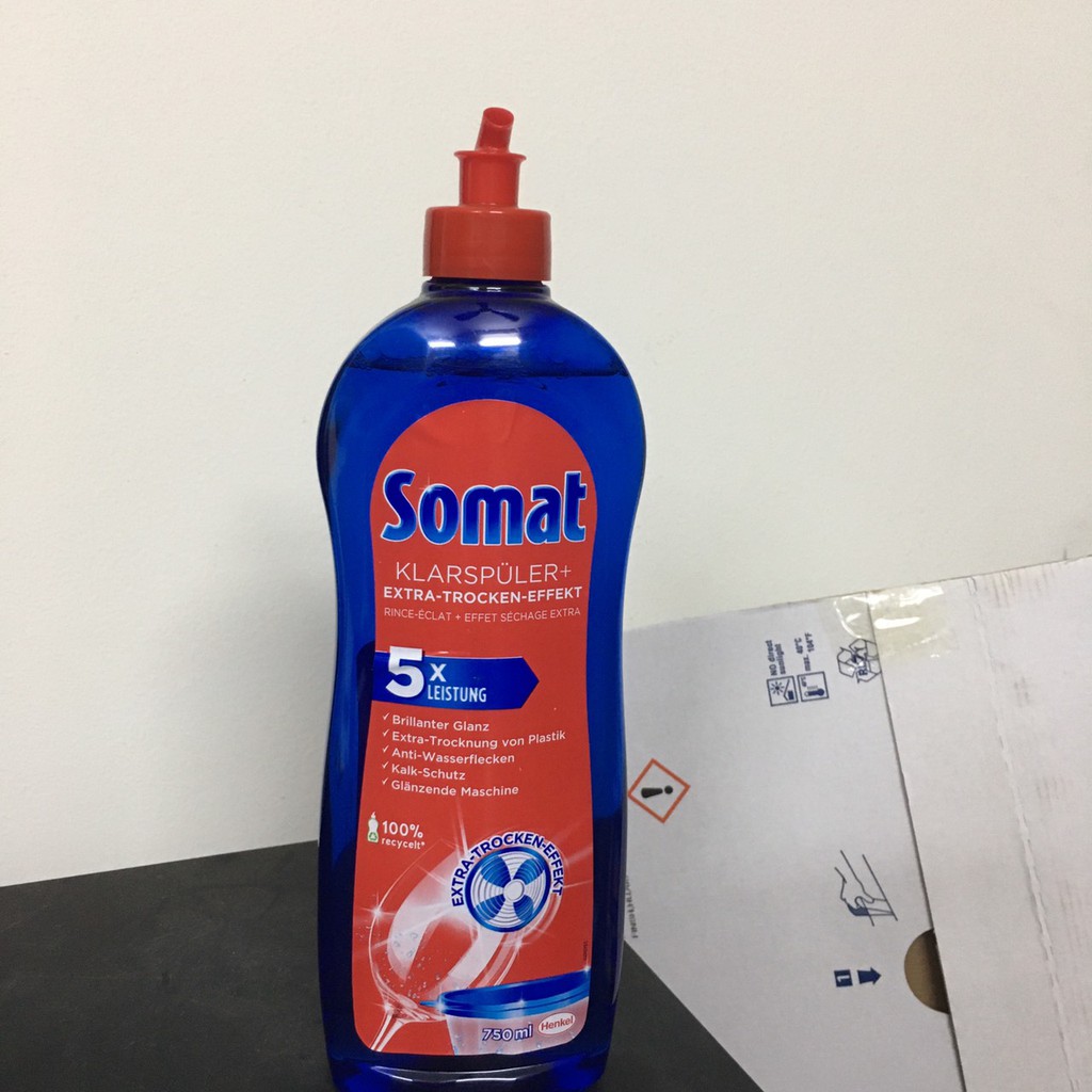 Nước làm bóng somat 750ml các sản phẩm dùng cho máy rửa chén bát