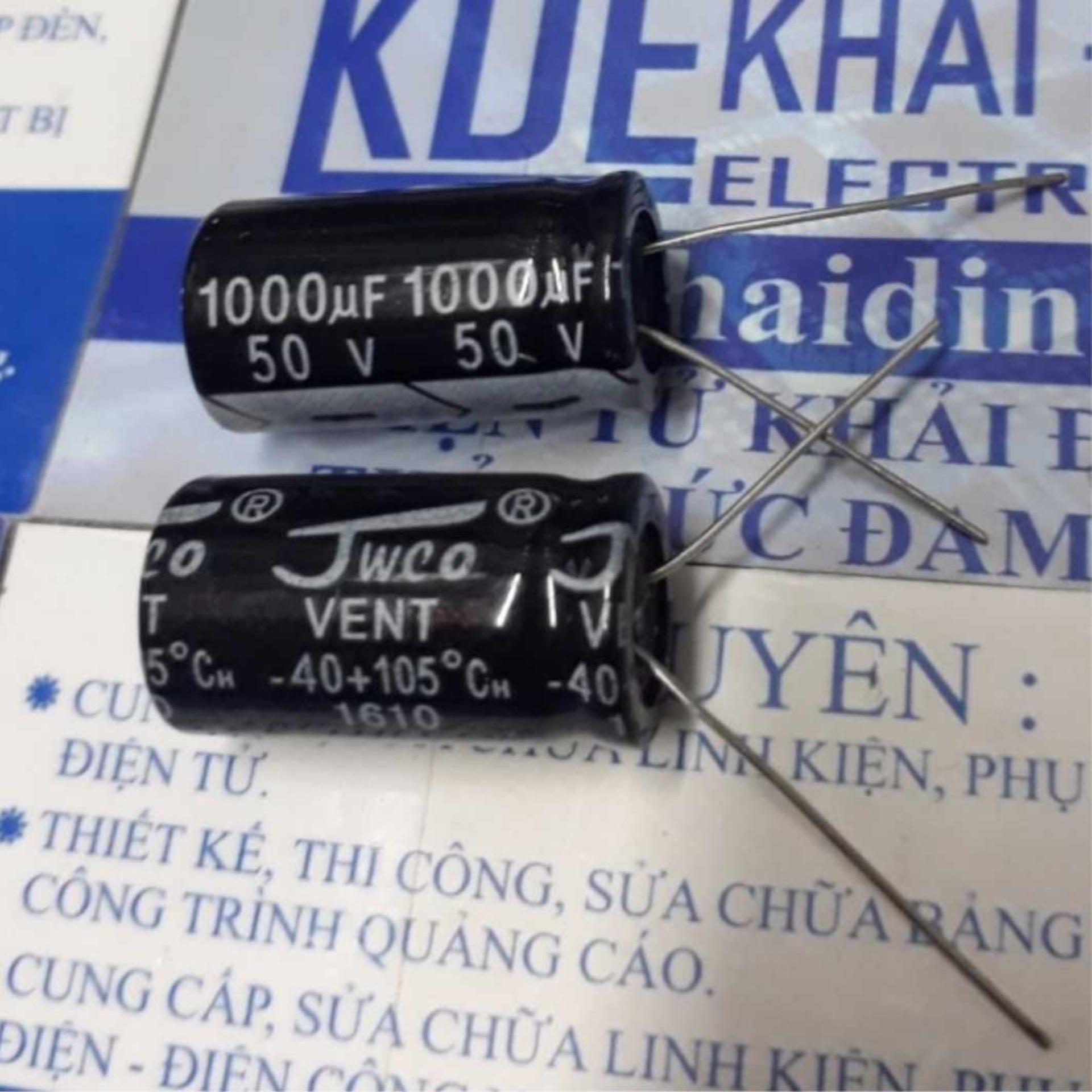 10 con TỤ HÓA, TỤ PHÂN CỰC 1000uf 50V  kde1813