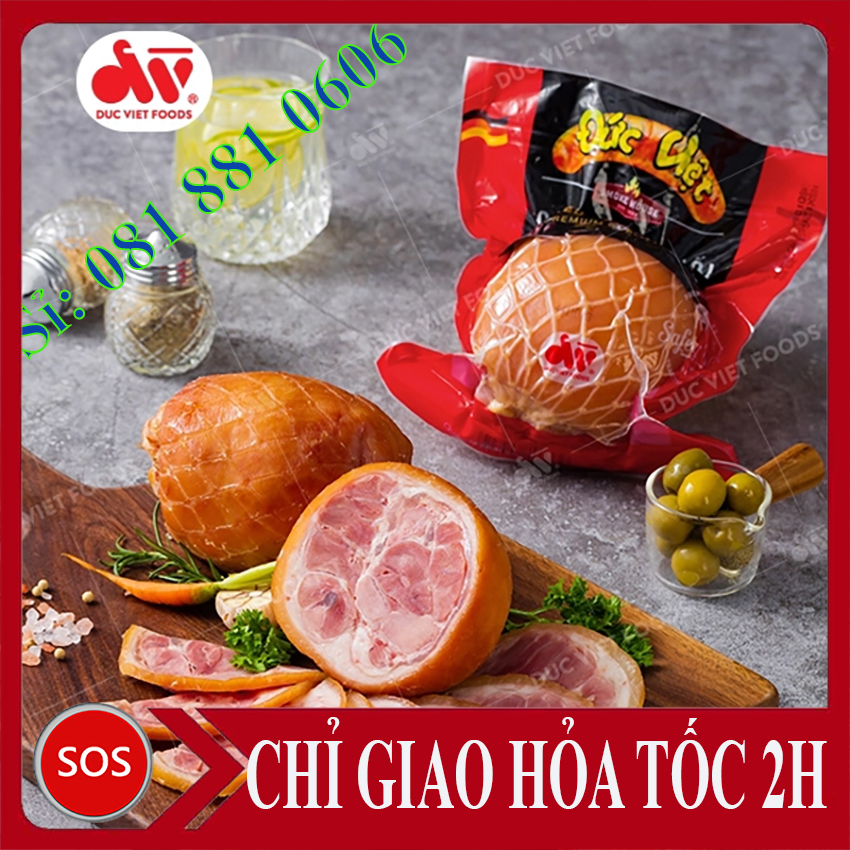 [HCM] Chân Giò Ủ Muối - Đức Việt, Gói 450 gr.