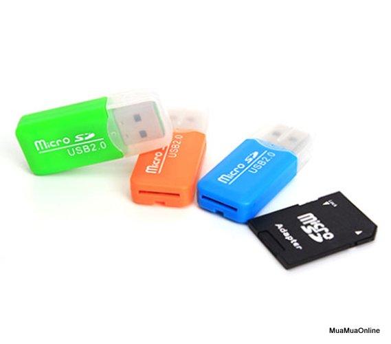 Đầu Đọc Thẻ Nhớ Micro Sd Nhựa Cao Cấp