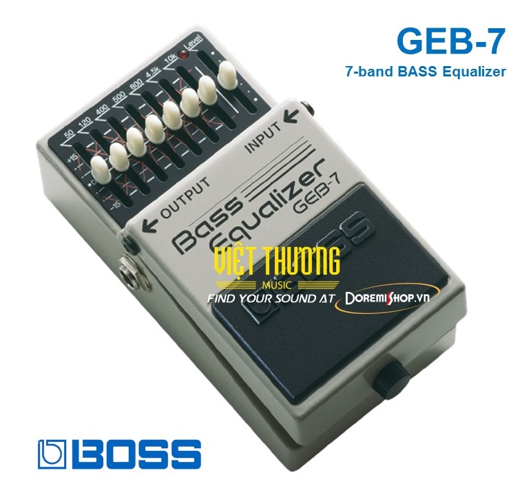Pedal Equalizer cho đàn bass BOSS GEB-7