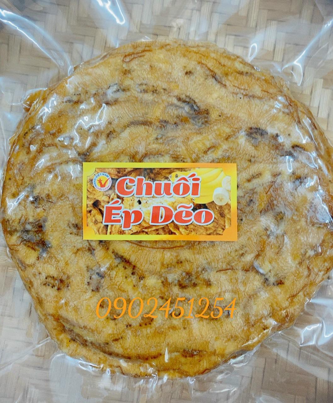 500Gram Bánh Chuối Ép Sấy Dẻo Thơm Ngon