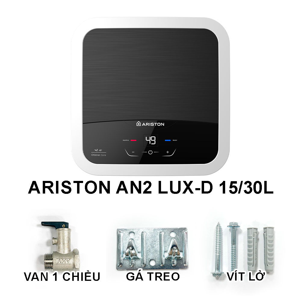 ARISTON AN2 LUX-D 15/30L - BÌNH NÓNG LẠNH GIÁN TIẾP