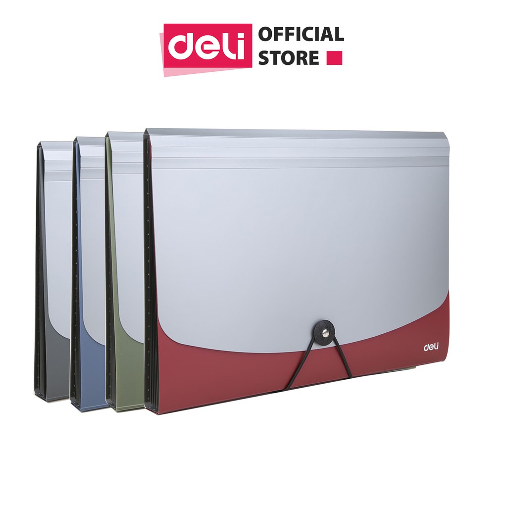 Cặp tài liệu 7 ngăn deli 38151 - 01 cái