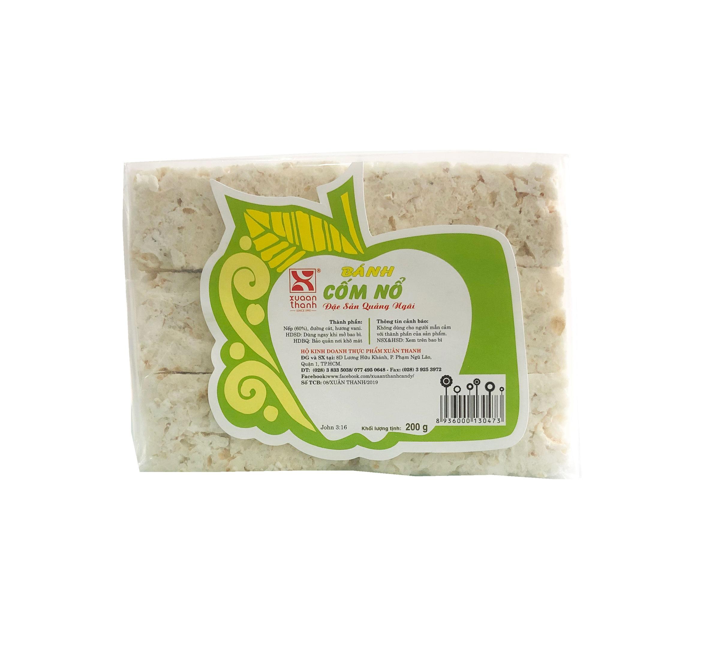 Bánh cốm nổ Xuân Thanh gói 200g