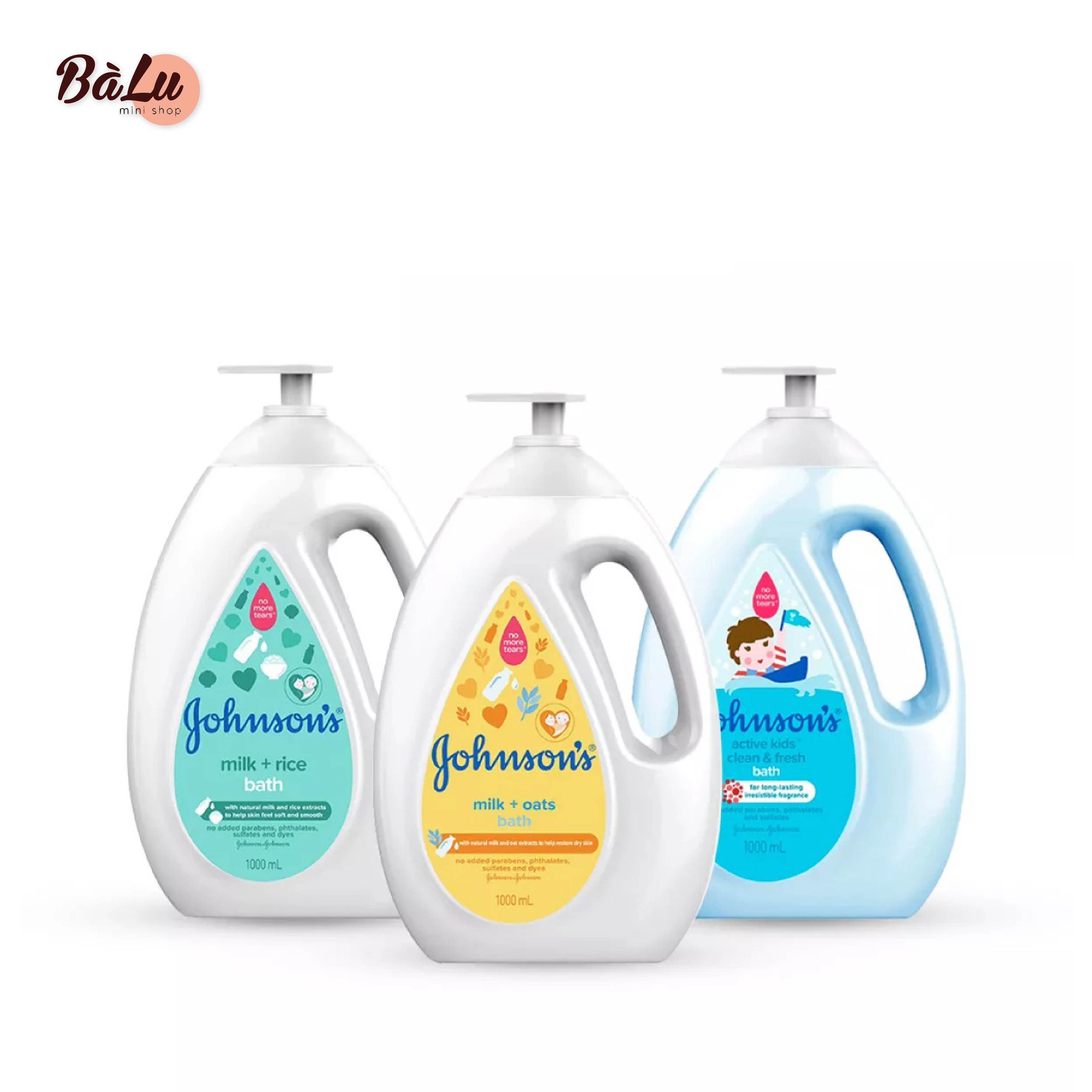 Sữa tắm Johnson Baby cho bé 1000ml
