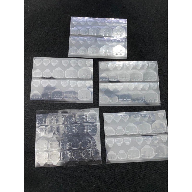 [HCM]Miếng dán móng silicon nail vỉ dán móng silicon ( có móng tay và móng chân )