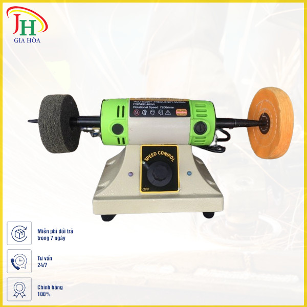 Máy đánh bóng 2 đầu 3107- 480w