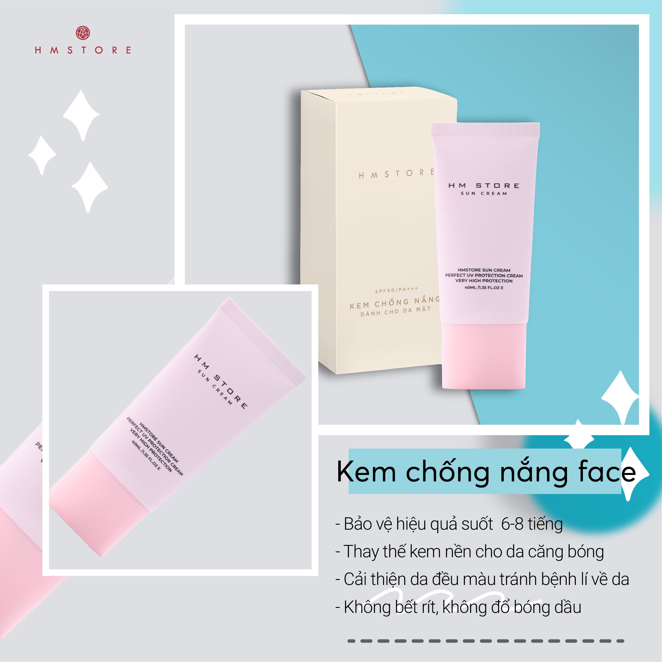 Kem chống nắng HM STORE